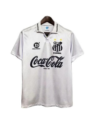 Retro Santos Home Soccer Jerseys Mens Football Shirts Uniforms 1993