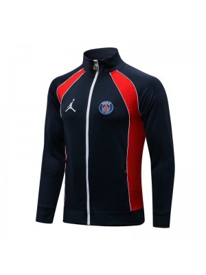 Jordan Paris Saint-Germain Royal Blue  Red Men's Football Jacket Soccer Tracksuit 2021-2022