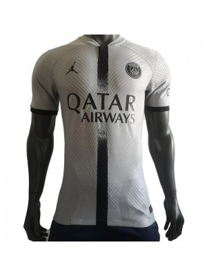 Jordan Paris Saint-Germain Gray Special Soccer Jersey Men's Player Version Football Shirt 2022-2023