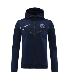 Paris Saint-Germain Soccer Hoodie Jacket Men's Royal Blue Football Tracksuit Set 2022-2023