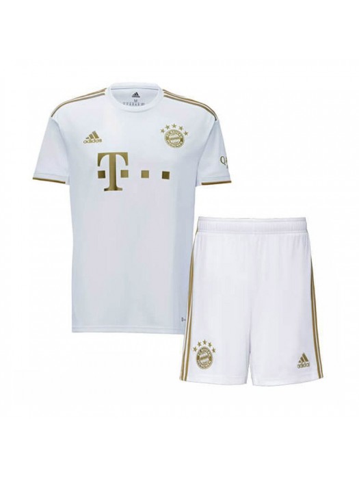 Bayern Munich Away Kids Mini Kit Soccer Jersey Youth Football Shirts Children Uniform 2022-2023