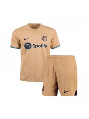 Barcelona Away Kids Kits Football Shirts  Soccer jerseys Children Uniforms 2022-2023