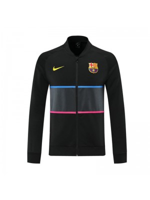 Barcelona Blue Soccer Jacket Mens Football Tracksuit Training 2021-2022