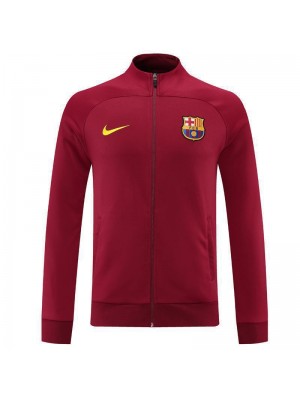 Barcelona Soccer Jacket Men's Red Football Tracksuit Set 2022-2023