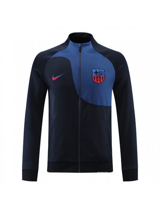Barcelona Soccer Jacket Men's Royal Blue Football Tracksuit Set 2022-2023