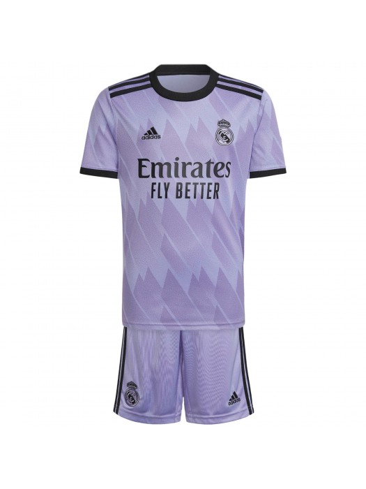 Real Madrid Away Kids Kit Soccer Jerseys Children Football Shirt Youth Uniform 2022-2023