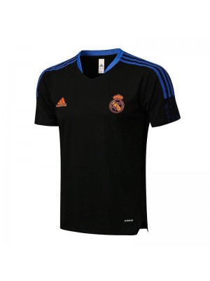 Real Madrid Black Men's Soccer Training Jersey Football Uniform 2021-2022