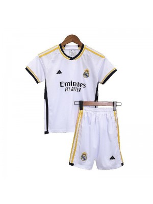 Real Madrid Home Kids Kits Football Shirts  Soccer jerseys Children Uniforms 2022-2023