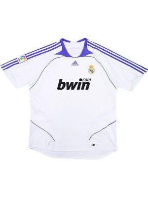 Real Madrid Home Retro Soccer Jersey 2007-2008