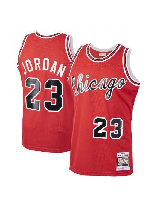 Chicago Bulls Michael Jordan 23# Mitchell&Ness Red Hardwood Classics Rookie Authentic Jersey 1984-1985