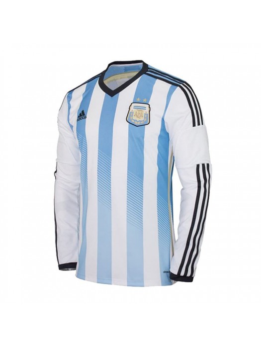 Argentina Home Long Sleeve Soccer Jersey Men's Football Uniforms World Cup Qatar 2022