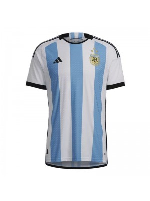Argentina Home Soccer Jersey Men's Football Shirt FIFA World Cup Qatar 2022