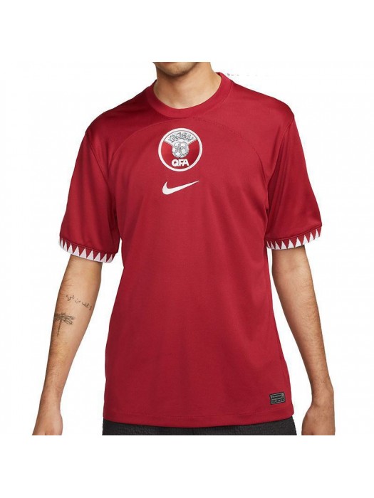 Qatar Home Soccer Jerseys Men's Football Shirts Uniforms FIFA World Cup Qatar 2022