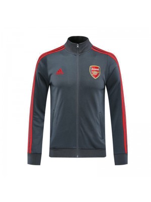 Arsenal Gray Soccer Jacket Men's Football Tracksuit 2021-2022