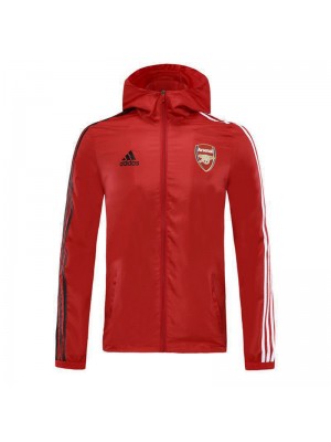 Arsenal Red Soccer Windbreaker Jacket Men's Football Tracksuit 2021-2022