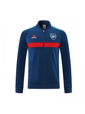 Arsenal Royal Blue Red Soccer Jacket Mens Football Tracksuit Training 2021-2022