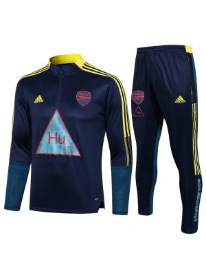 Arsenal Royal-Blue-Yellow Men's Soccer Tracksuit Football Kit 2021-2022