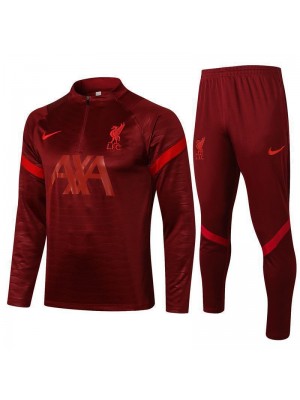 Liverpool Red Men's Soccer Tracksuit Football Kit 2021-2022