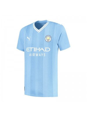 Manchester City Home Soccer Jerseys Men's Football Shirts Uniforms 2023-2024