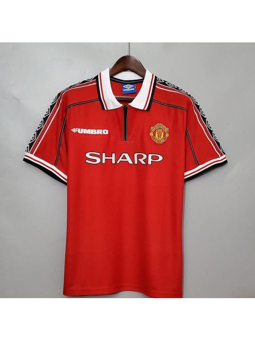 Manchester United Home Retro Soccer Jersey Female Football Uniforms 1998