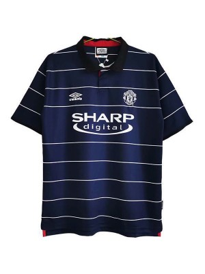 Manchester United Retro Away Soccer Jersey Mens Football Shirt 1999-2000