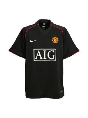 Manchester United Third Retro Mens Soccer Jersey Football Shirt 2007-2008