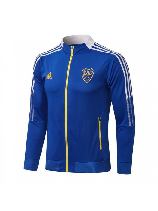 Boca Juniors Blue Men's Football Jacket Soccer Tracksuit 2021-2022