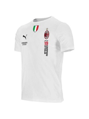 AC Milan 19 Champion White Soccer Jerseys Men's Football Shirt 2022-2023