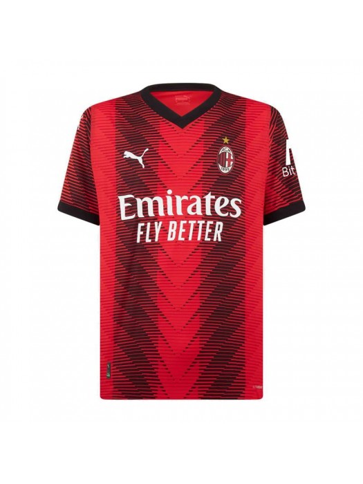 AC Milan Home Soccer Jerseys Mens Football Shirt 2023-2024