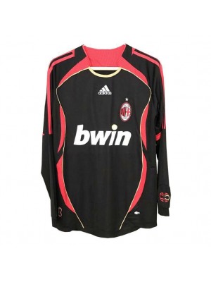 AC Milan Retro Long Sleeve Third Soccer Jerseys Mens Football Shirts Uniforms 2006-2007