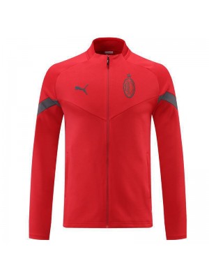 AC Milan Soccer Jacket Men's Red Football Tracksuit Set 2022-2023