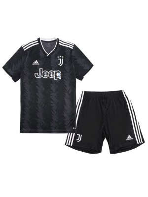 Juventus Away Kids Mini Kit Soccer Jersey Youth Football Shirts Children Uniform 2022-2023