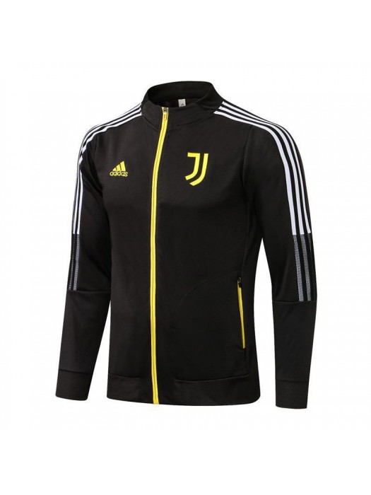 Juventus Black Men's Football Jacket Soccer Tracksuit 2021-2022