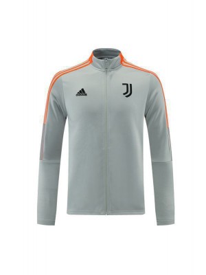 Juventus Gray Soccer Jacket Men's Football Tracksuit Training 2021-2022