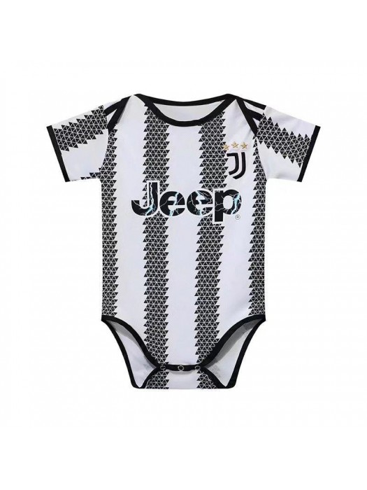 Juventus Home Baby Onesie Infant Soccer Jersey Toddler Football Shirts Jumpsuit 2022-2023