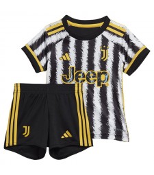 Juventus Home Kids Soccer Kit Youth Football Shirts Children Uniform 2023-2024