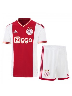 Ajax Home Kids Kit Soccer Children Football Shirt Match Youth Uniforms 2022-2023