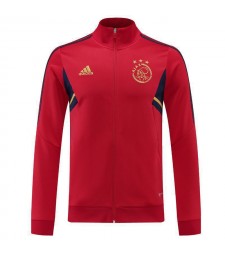 Ajax Soccer Jacket Men's Red Football Tracksuit Set 2022-2023