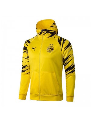 Borussia Dortmund Yellow Soccer Hoodie Jacket Football Tracksuit Uniforms 2021-2022