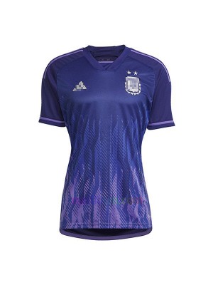 Argentina Away Soccer Jersey Female Football Clothes Women's Uniforms World Cup Qatar 2022