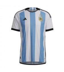Argentina Home Soccer Jersey Men's Football Shirt FIFA World Cup Qatar 2022