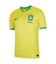 Brazil Home Soccer Jersey Men's Football Shirt FIFA World Cup Qatar 2022
