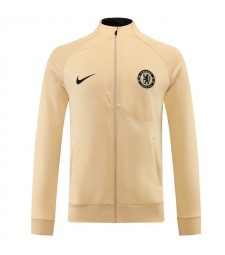 Chelsea Soccer Jacket Men's Yellow Football Tracksuit Set 2022-2023