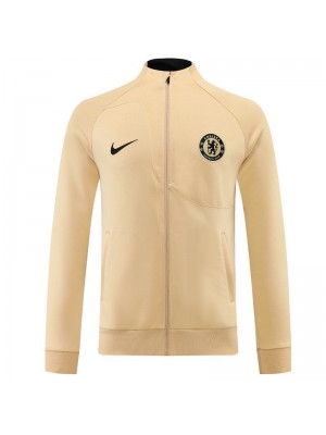 Chelsea Soccer Jacket Men's Yellow Football Tracksuit Set 2022-2023