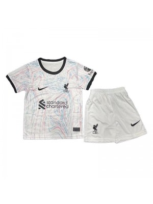 Liverpool Away Kids Kits Soccer Jersey Youth Football Shirts Children Uniforms 2022-2023