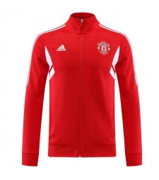 Manchester United Soccer Jacket Men's Red Football Tracksuit Set 2022-2023