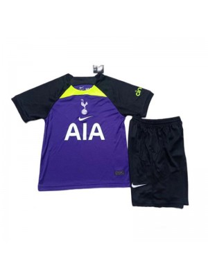 Tottenham Hotspur Away Soccer Jerseys Kids Kit Football Shirts Children Uniforms 2022-2023