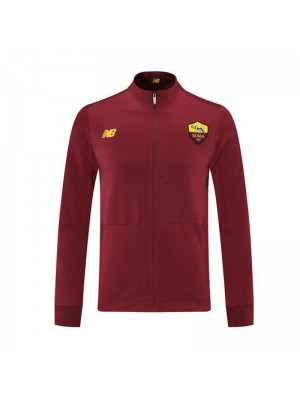 AS Roma Maroon Soccer Jacket Mens Football Tracksuit Training 2021-2022